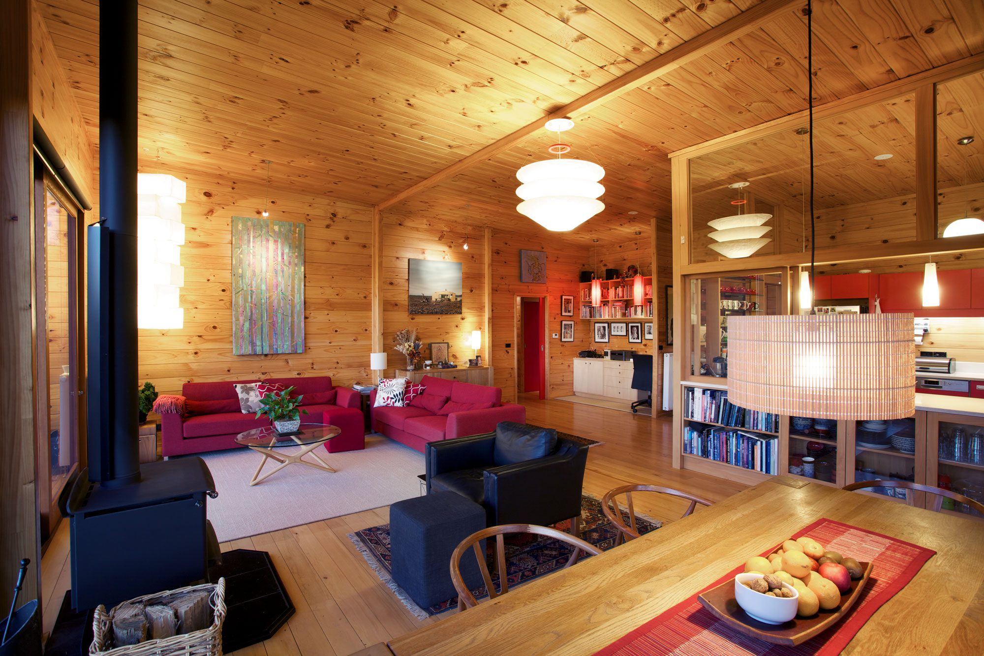 Oil stained clear in Nelson eco home