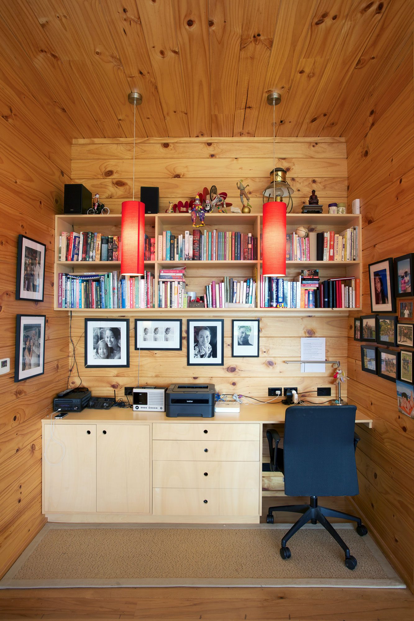 Natural clear study in Nelson eco home