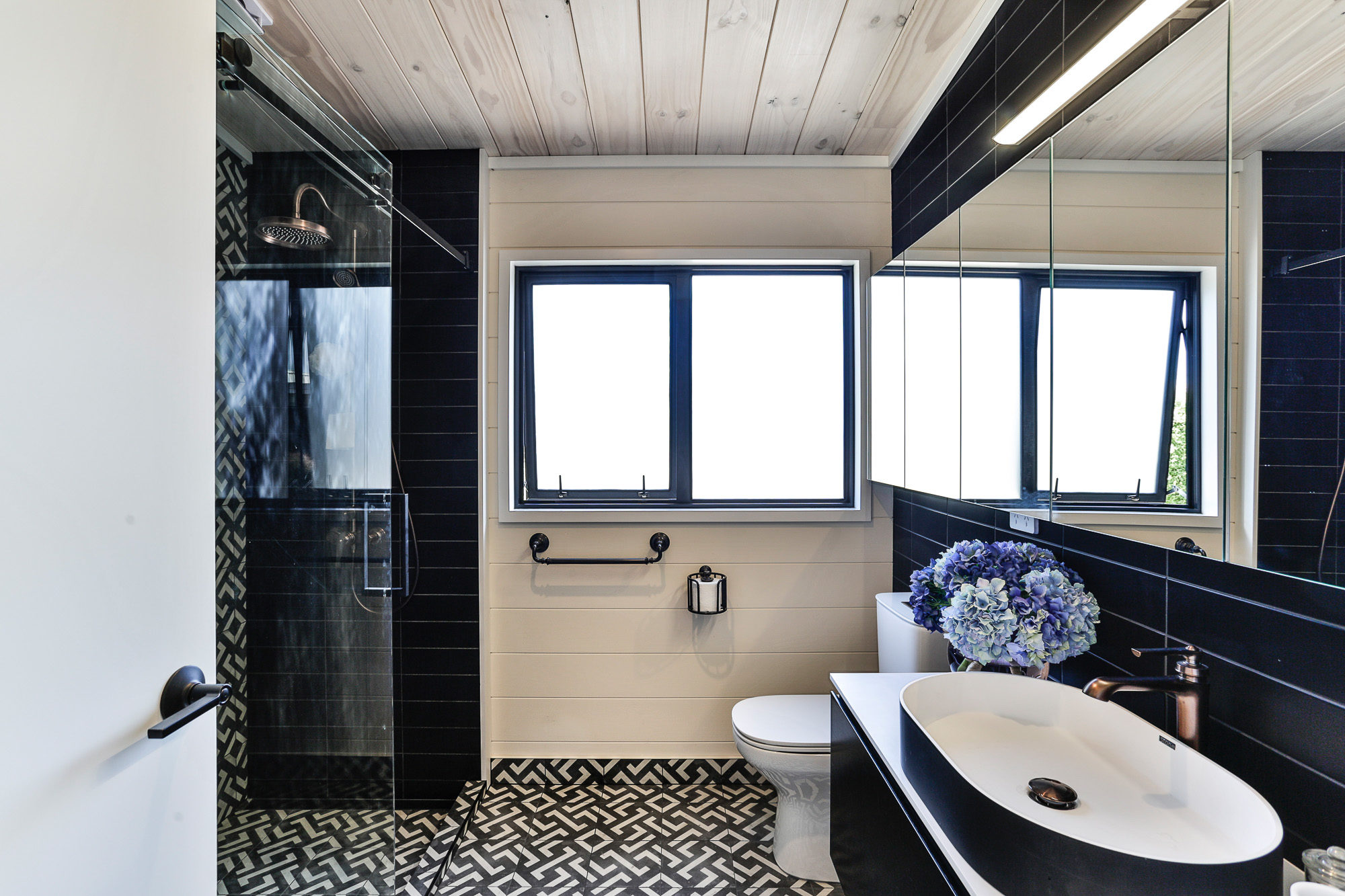 Lockwood Taupo bathroom with painted walls