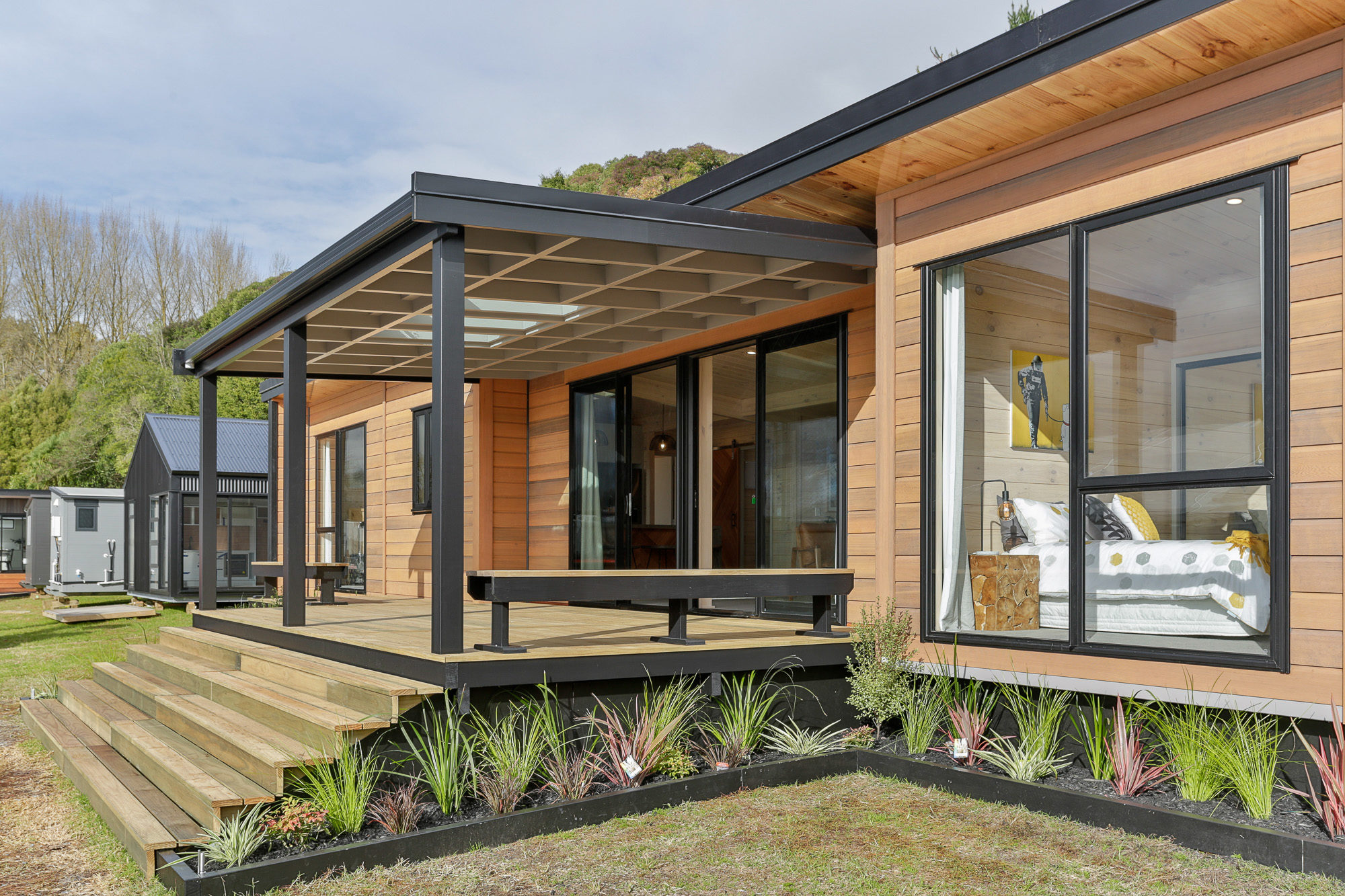 Lockwood cedar feature wall
