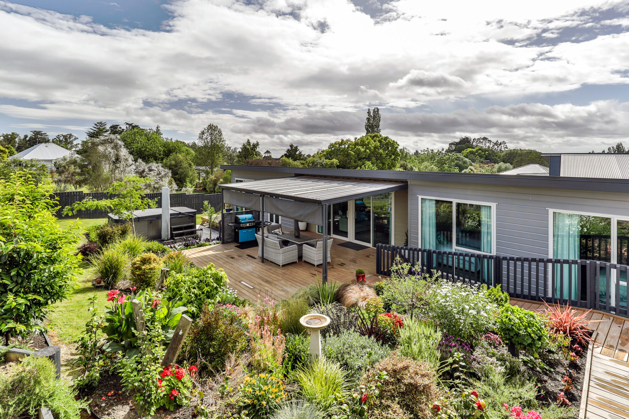 Lockwood Exterior with beautiful gardens