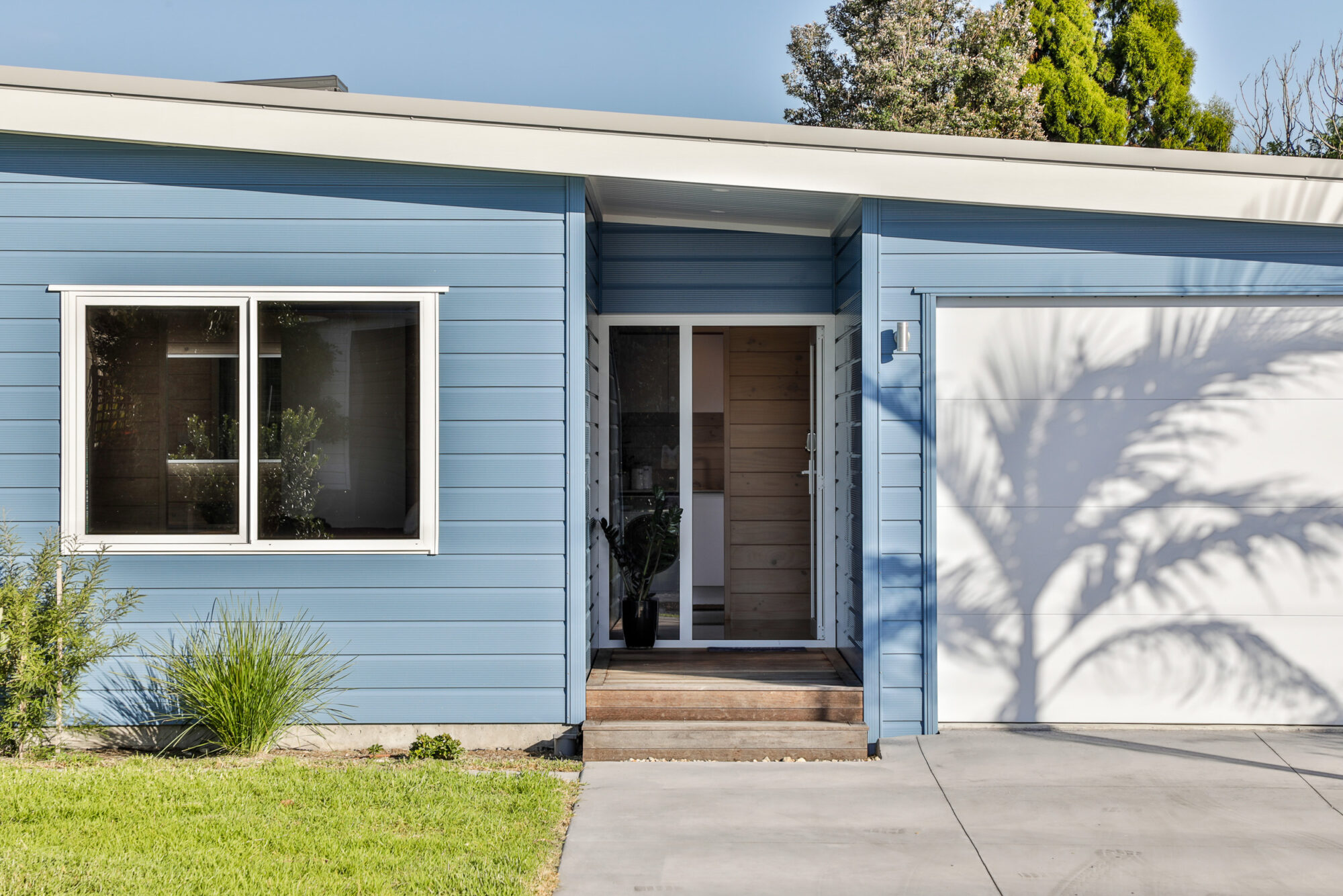 Beautiful Blue Entrance